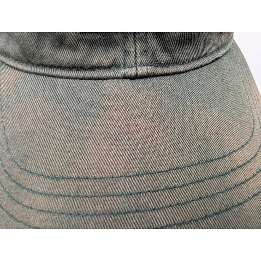 Polo Ralph Lauren Green Chenille P Patch Baseball Cap Adjustable Hat